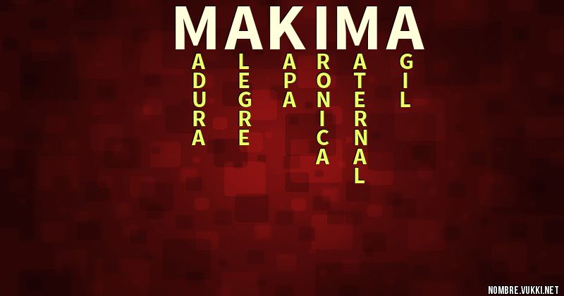 Acróstico makima