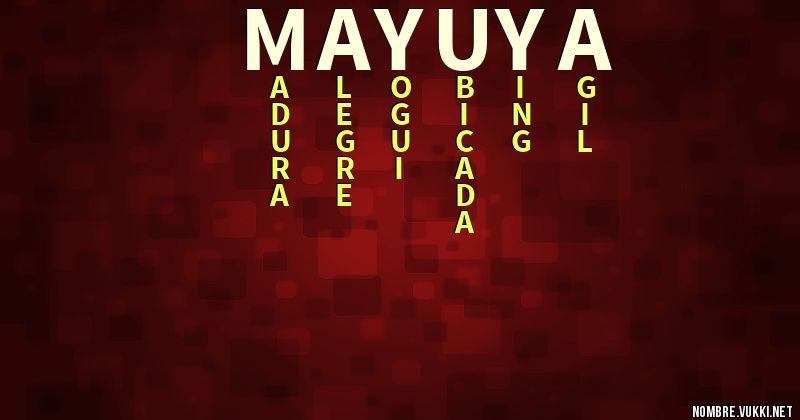 Acróstico mayuya