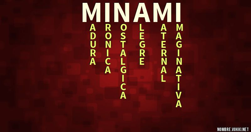 Acróstico minami