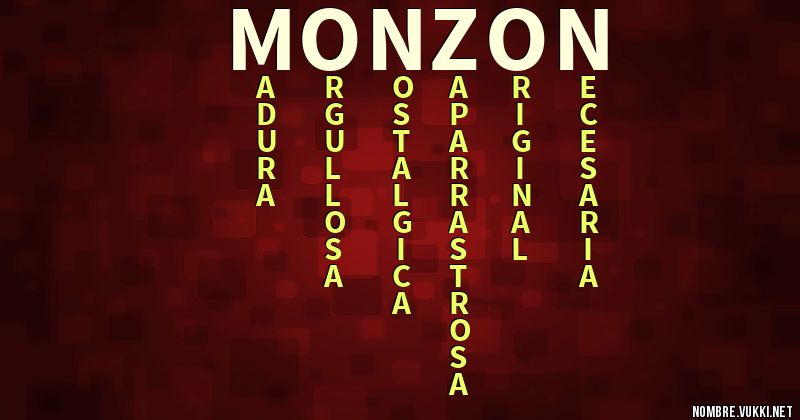 Acróstico monzon