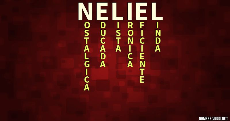 Acróstico neliel