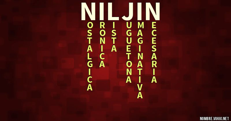 Acróstico nil jin