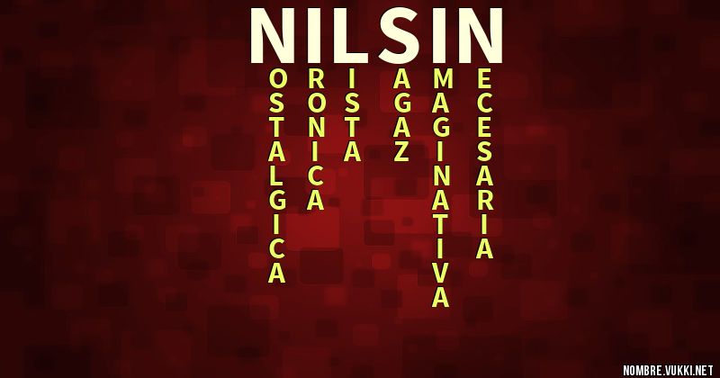 Acróstico nilsin