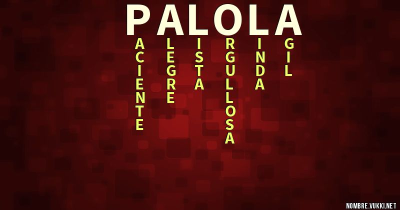 Acróstico palola