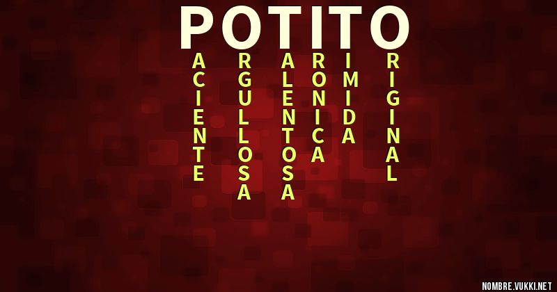 Acróstico potito