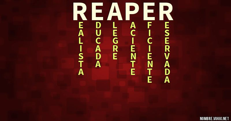 Acróstico reaper