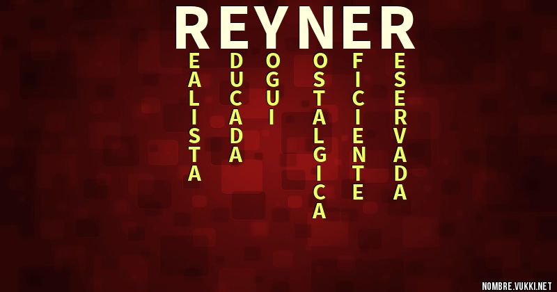 Acróstico reyner