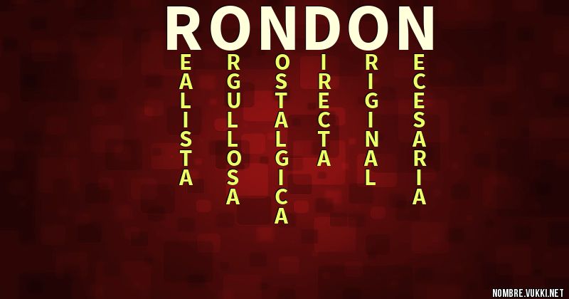 Acróstico rondon