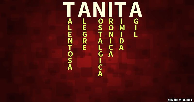 Acróstico tanita