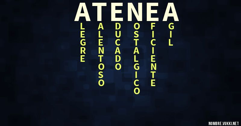 Acróstico atenea