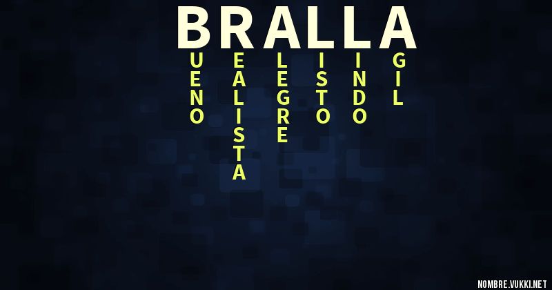 Acróstico bralla