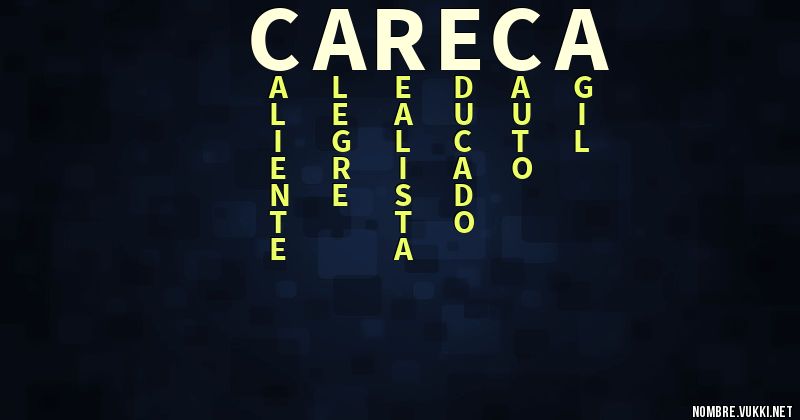 Acróstico careca