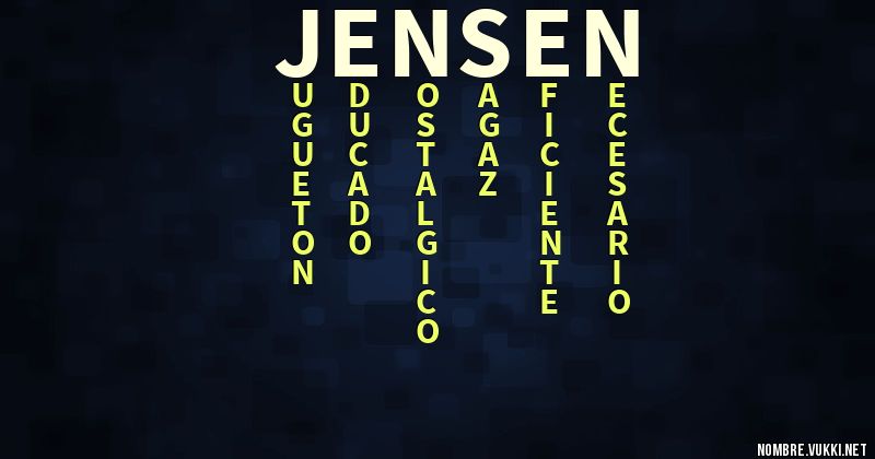 Acróstico jensen