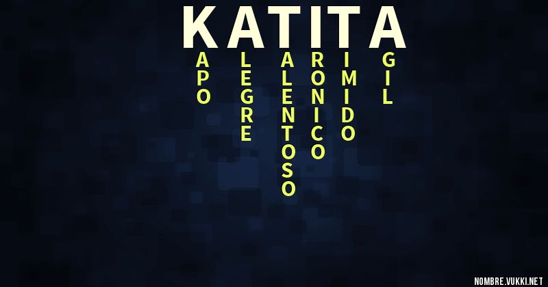 Acróstico katita