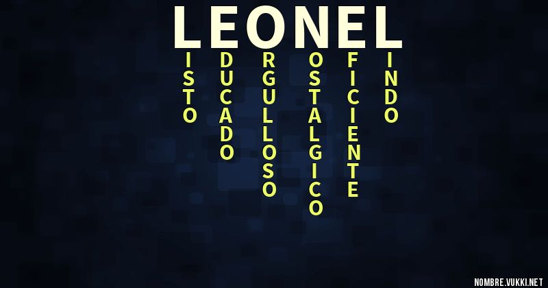 Acróstico leone,l