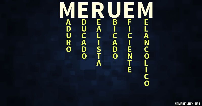 Acróstico meruem