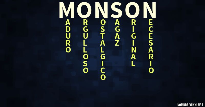 Acróstico monson