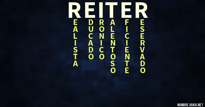 Acróstico reiter