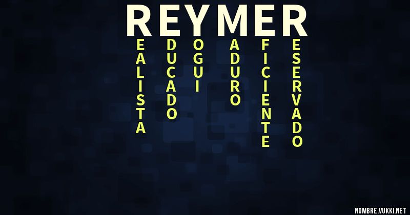Acróstico reymer