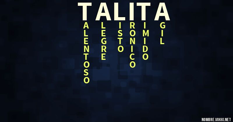 Acróstico talita