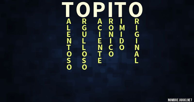 Acróstico topito