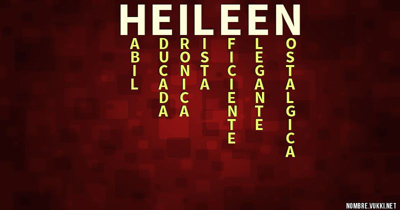Acróstico heileen