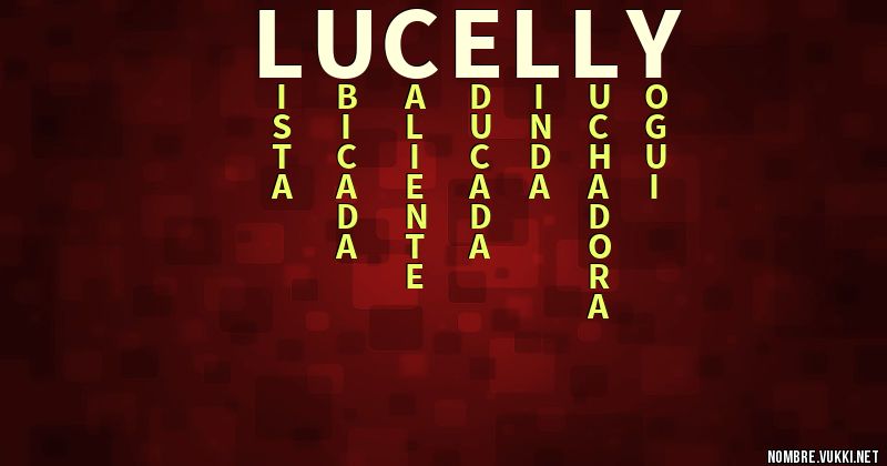 Acróstico lucelly