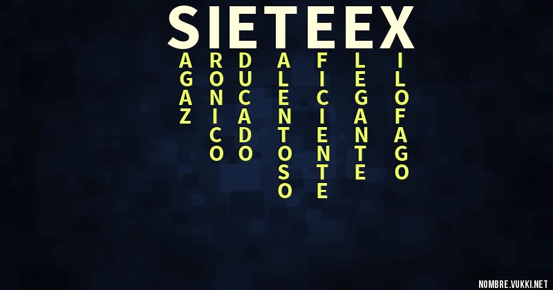 Acróstico sieteex