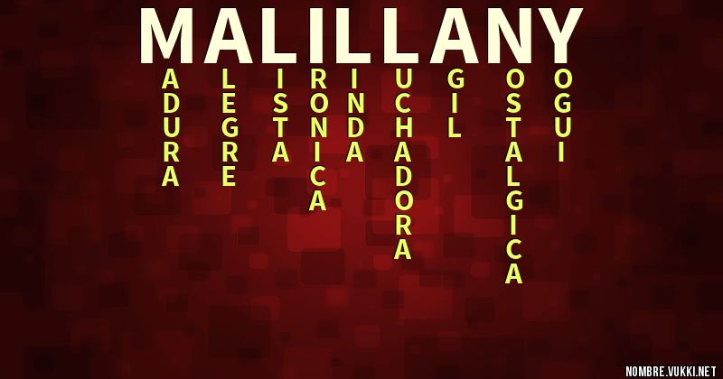 Acróstico malillany