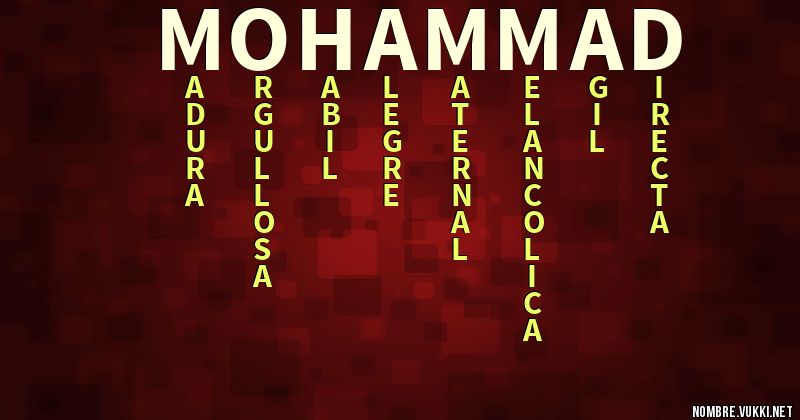 Acróstico mohammad