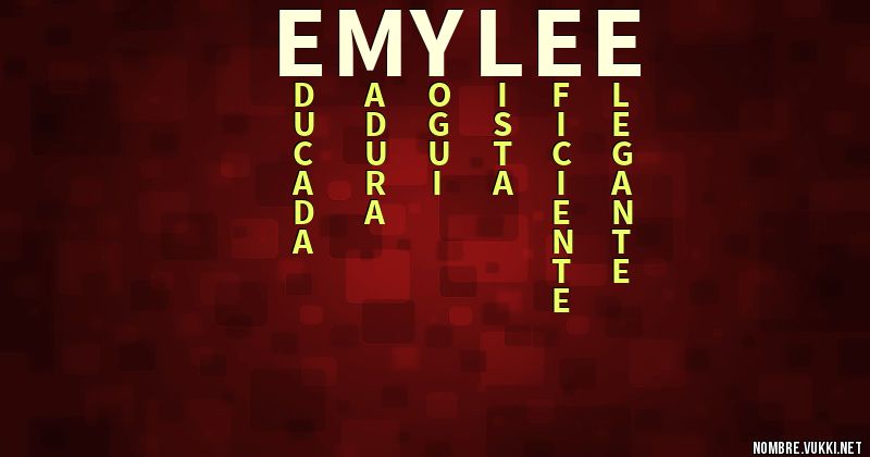 Acróstico emy lee