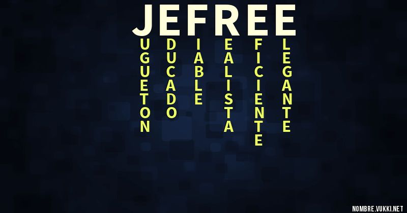 Acróstico jefree