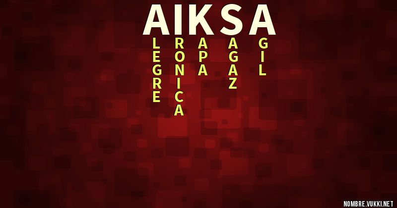 Acróstico aiksa
