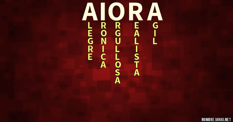 Acróstico aiora