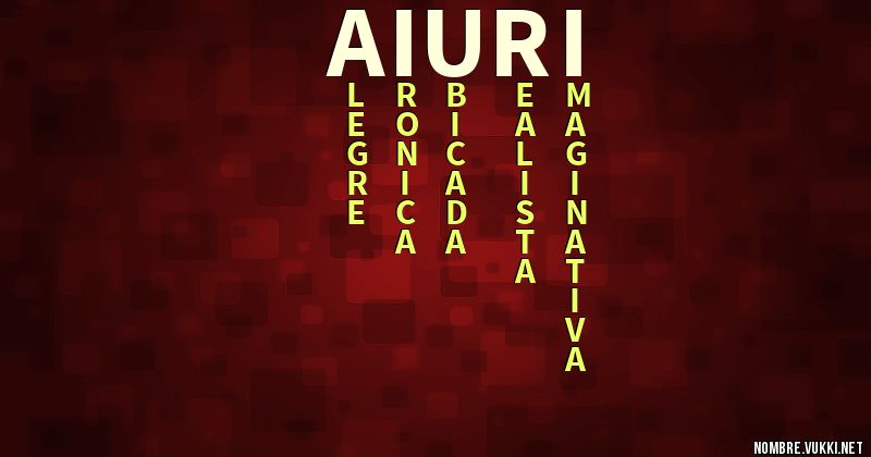 Acróstico aiuri