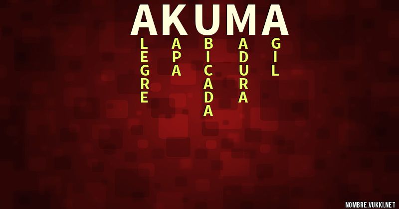 Qual é o significado de Akuma?