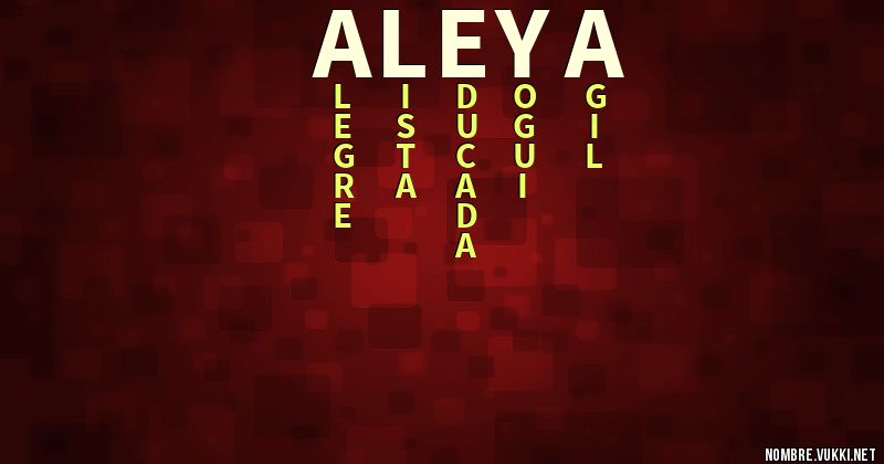 Acróstico aleya