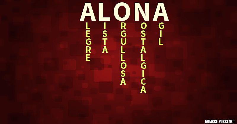Acróstico alona