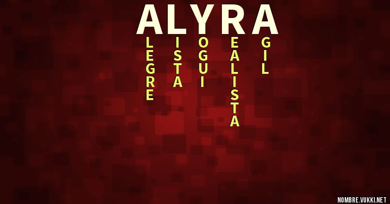 Acróstico alyra