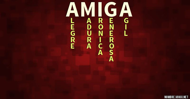 Acróstico amiga