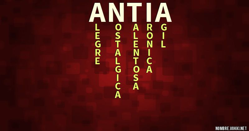 Acróstico antia