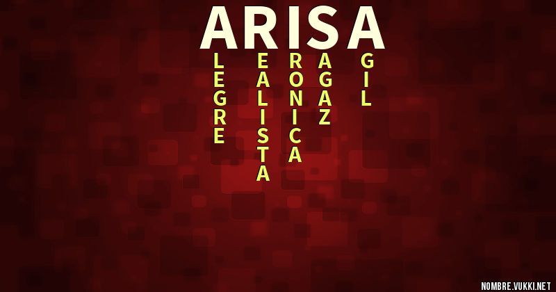 Acróstico arisa