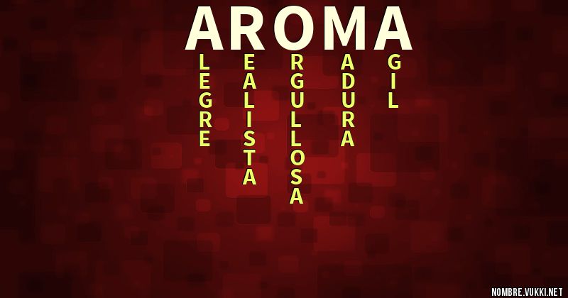 Acróstico aroma