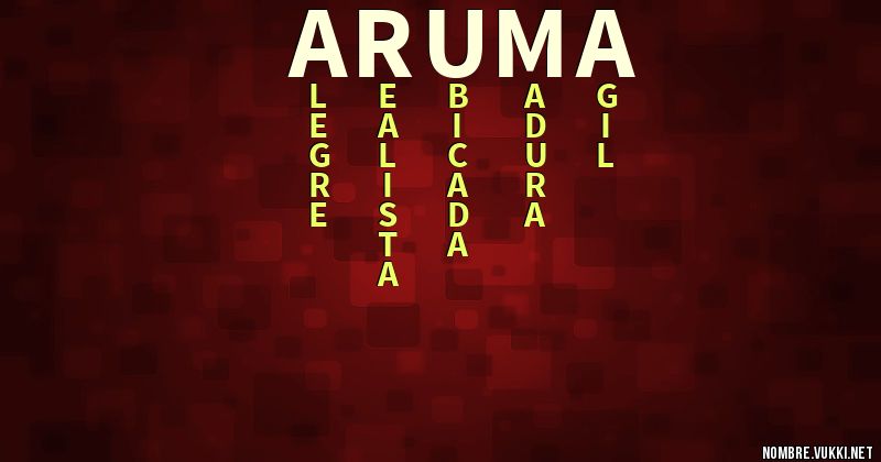 Acróstico aruma