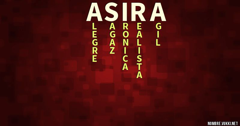 Acróstico asira
