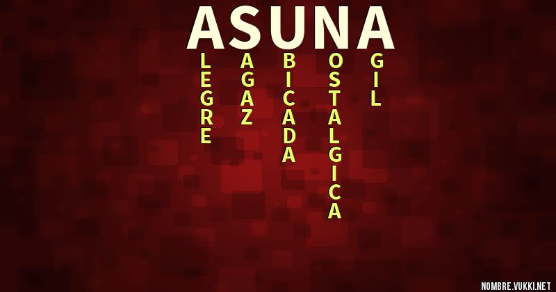 Acróstico asuna