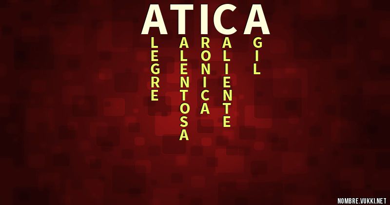 Acróstico atica