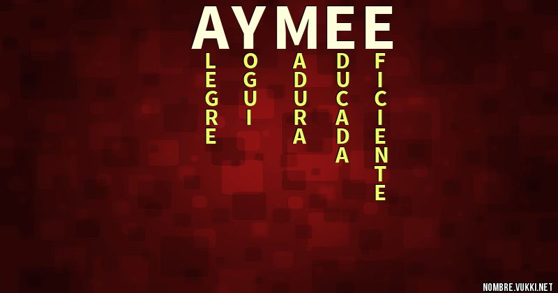 Acróstico aymee