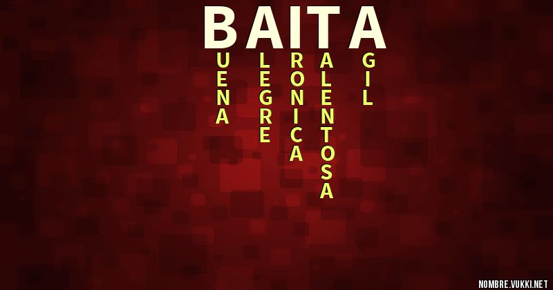 Acróstico baita