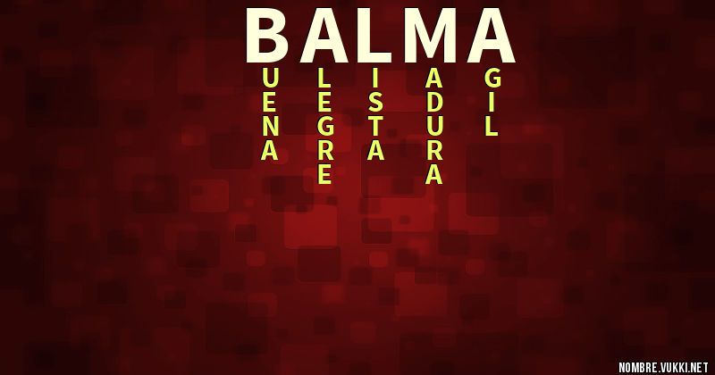 Acróstico balma